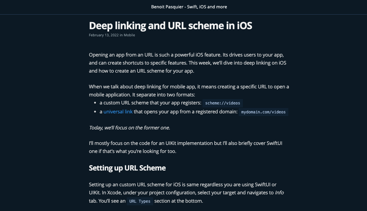 How to Generate a Deeplink to Open the  App from the